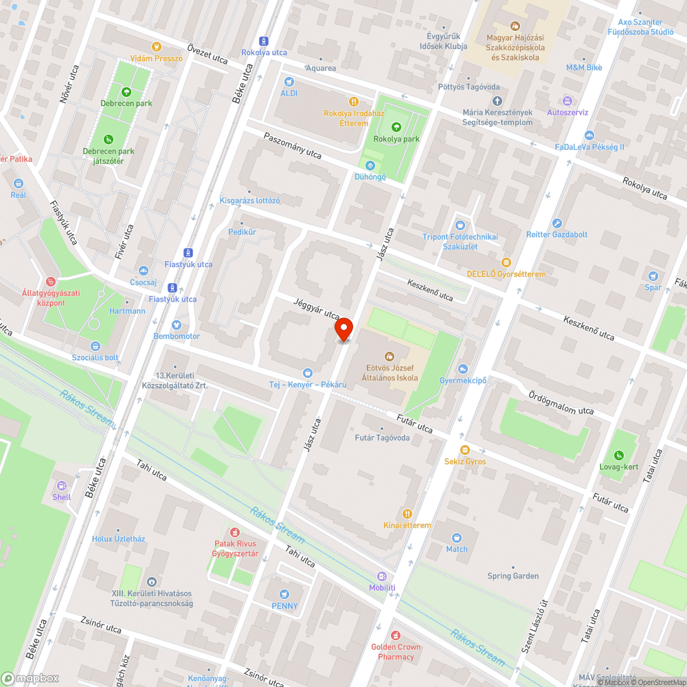 Kiszáradt facsemete bejelentés helye