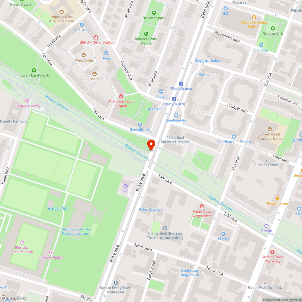 Kiszáradt facsemete bejelentés helye