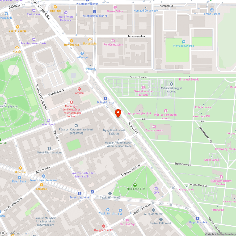 Szemetes terület bejelentés helye