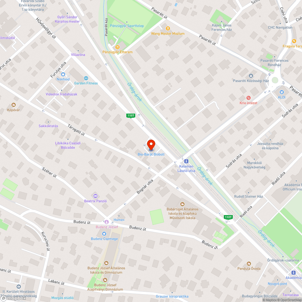 Összehányt buszmegálló bejelentés helye