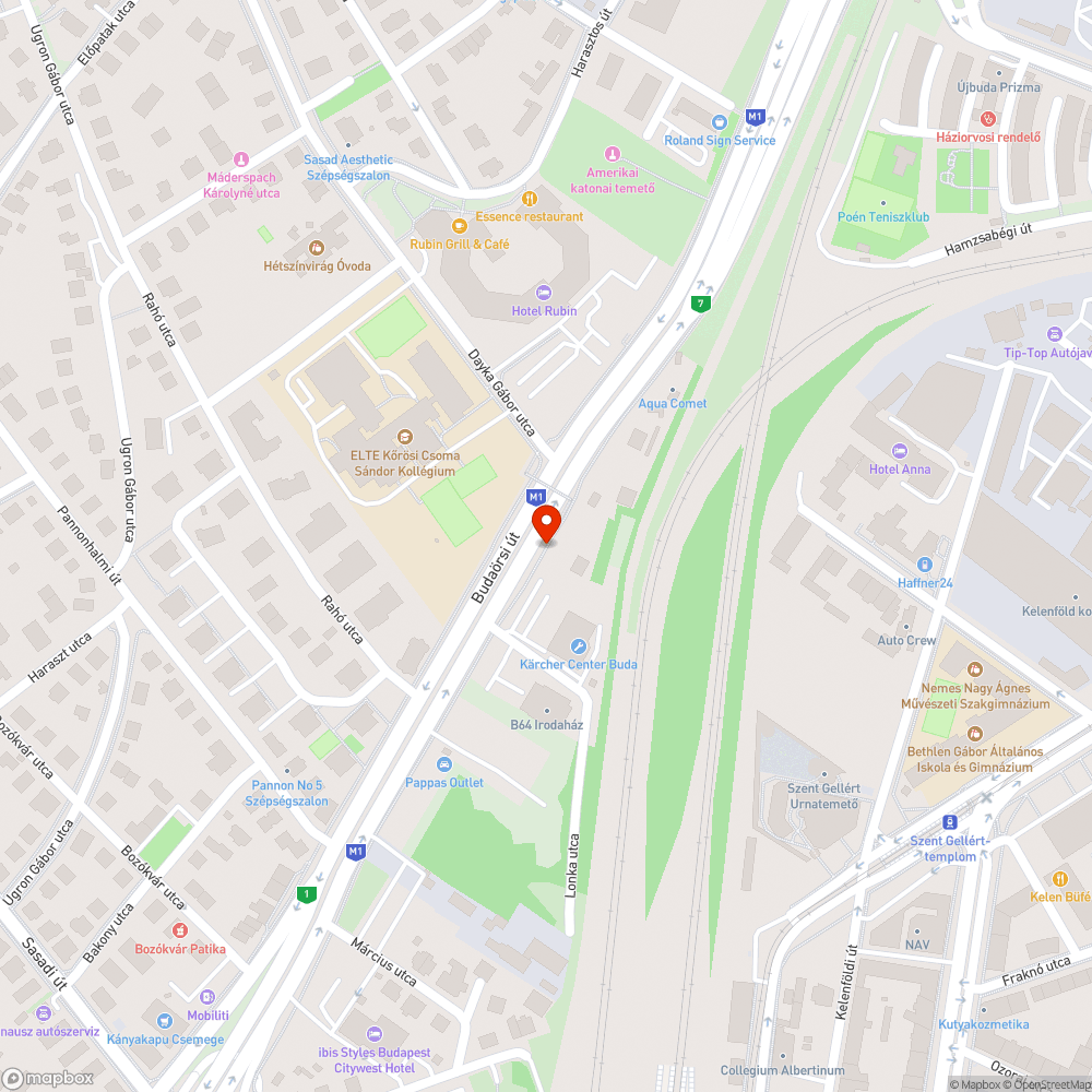 Összehányt Dayka Gábor utcai BKK buszmegálló bejelentés helye