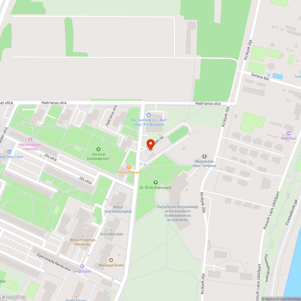 Halott fa bejelentés helye