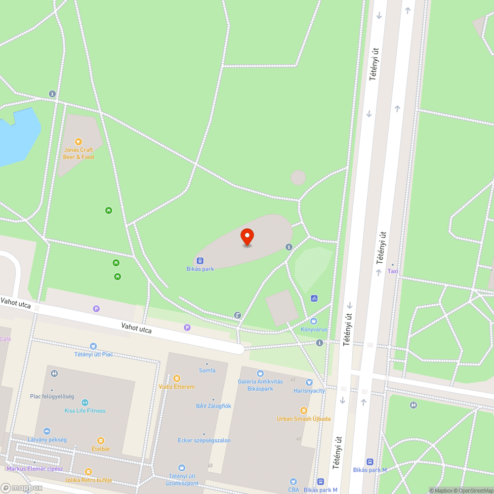 Beázik a Bikás park metróállomás bejelentés helye