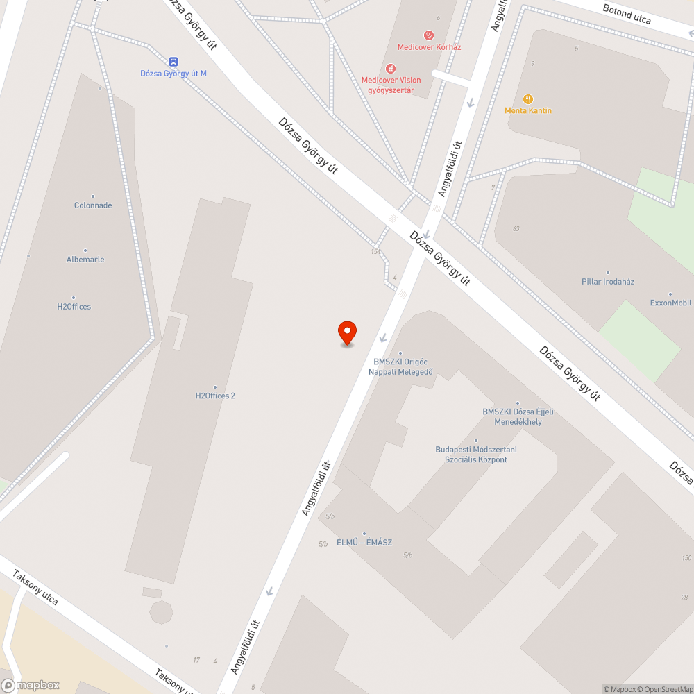 Funkció nélküli betontömbök és oszlop bejelentés helye