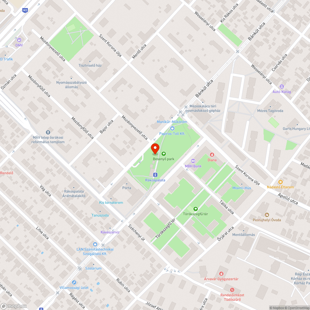 Hiányzó búra bejelentés helye