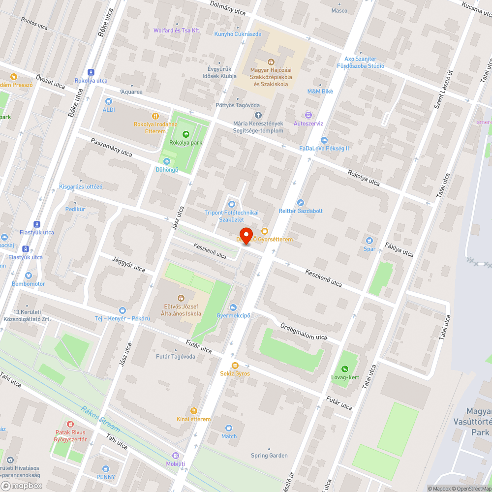 Haldokló fák bejelentés helye