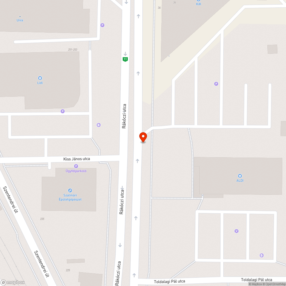 Út síkjából kiálló csatornafedlap bejelentés helye