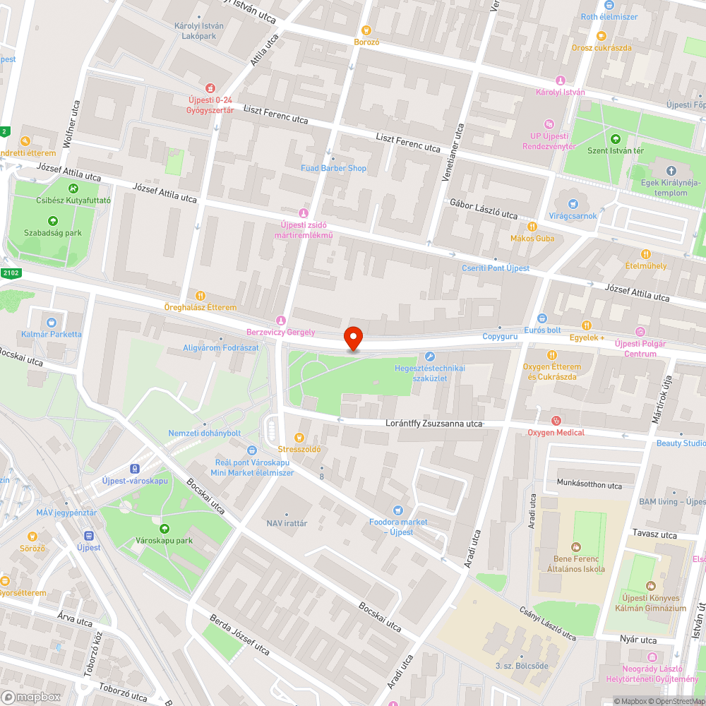 Eltűntek a dézsák a járdáról bejelentés helye