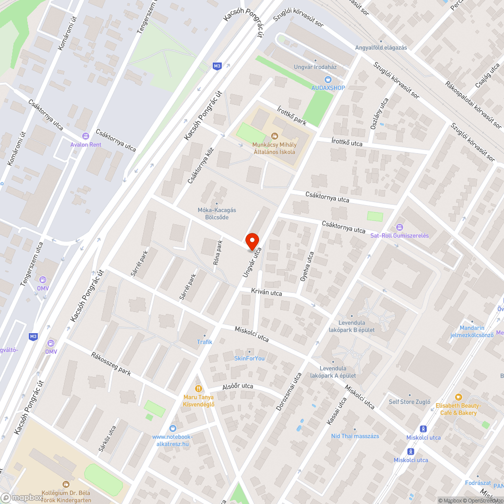 Sérült szegély bejelentés helye