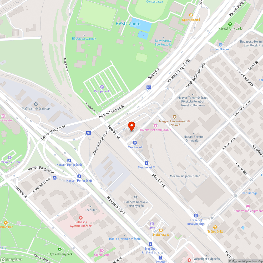 Rozsdás reklámkeret bejelentés helye