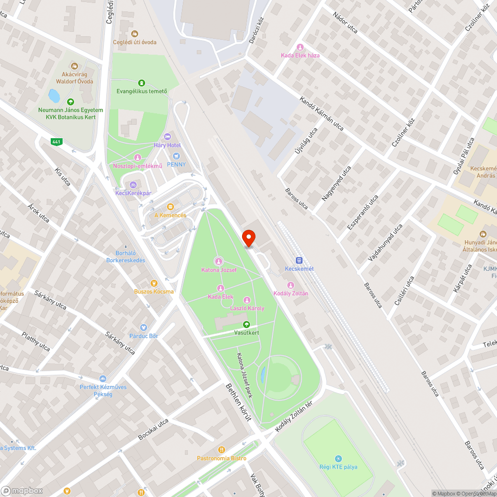 Sérült, forgalmas útfelület bejelentés helye