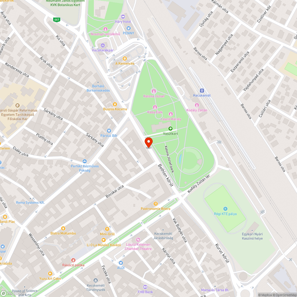 Repedt fedlap bejelentés helye