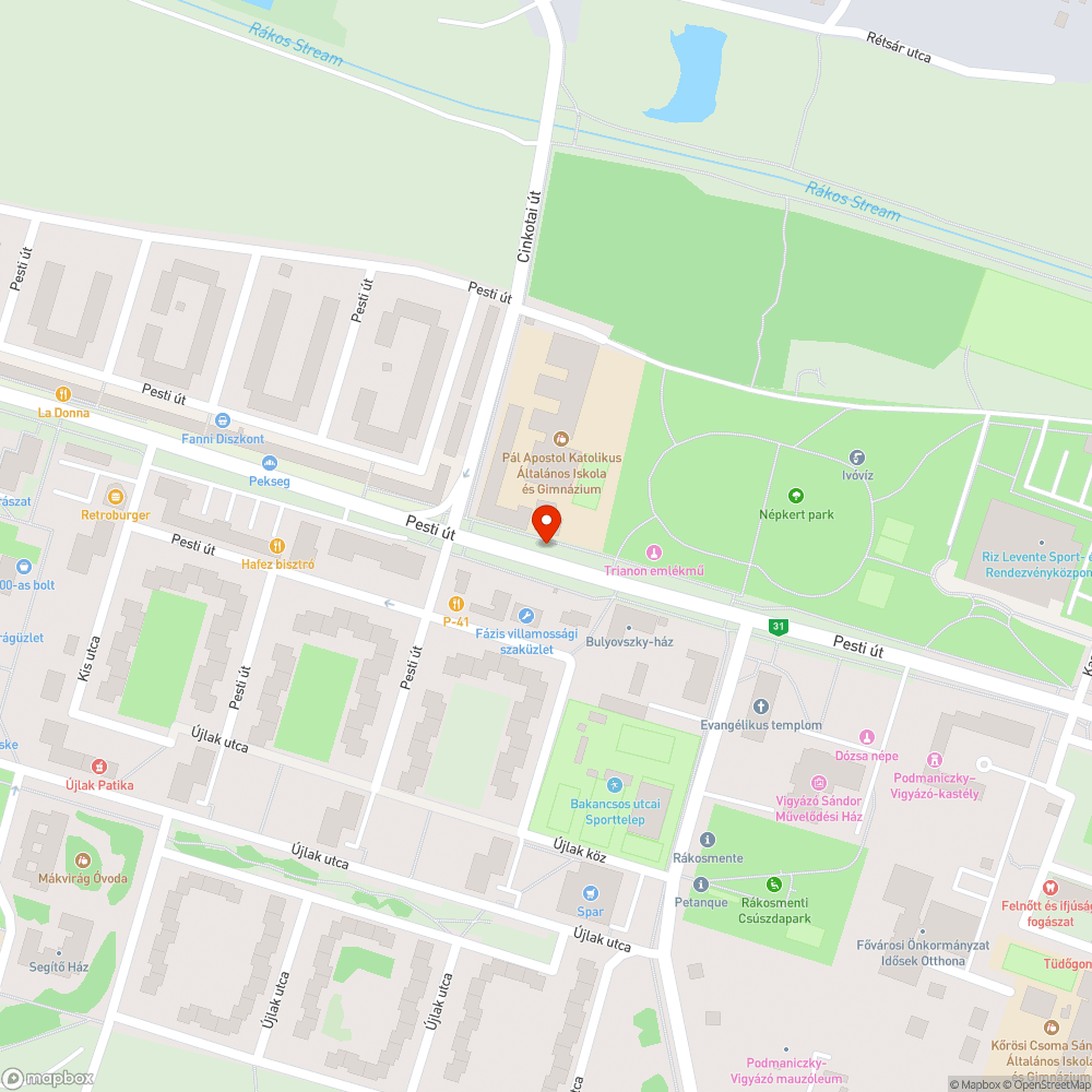 Rossz ajtó bejelentés helye