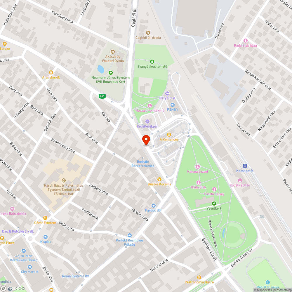 Megsüllyedt lefolyó bejelentés helye