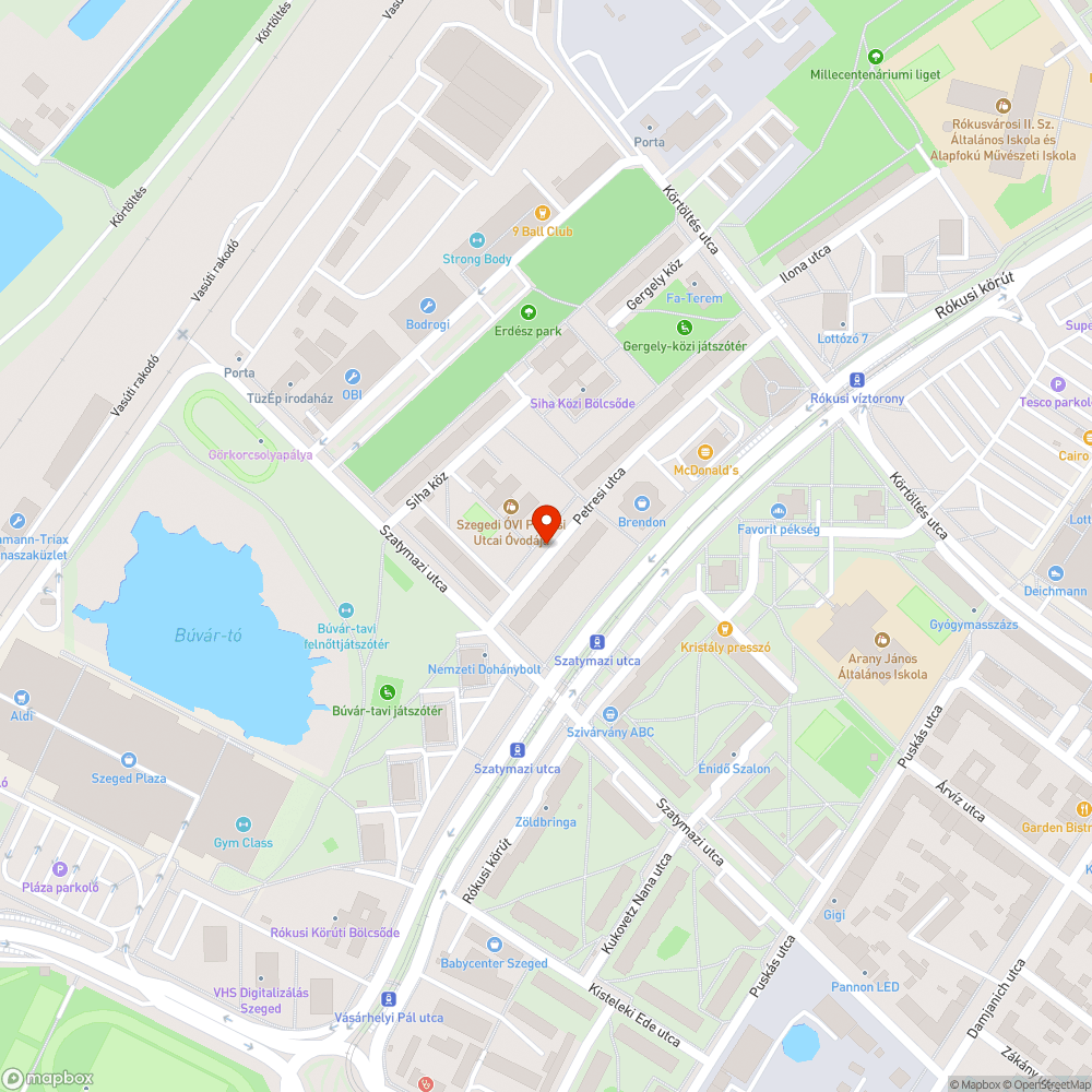 Elhagyott jármű bejelentés helye