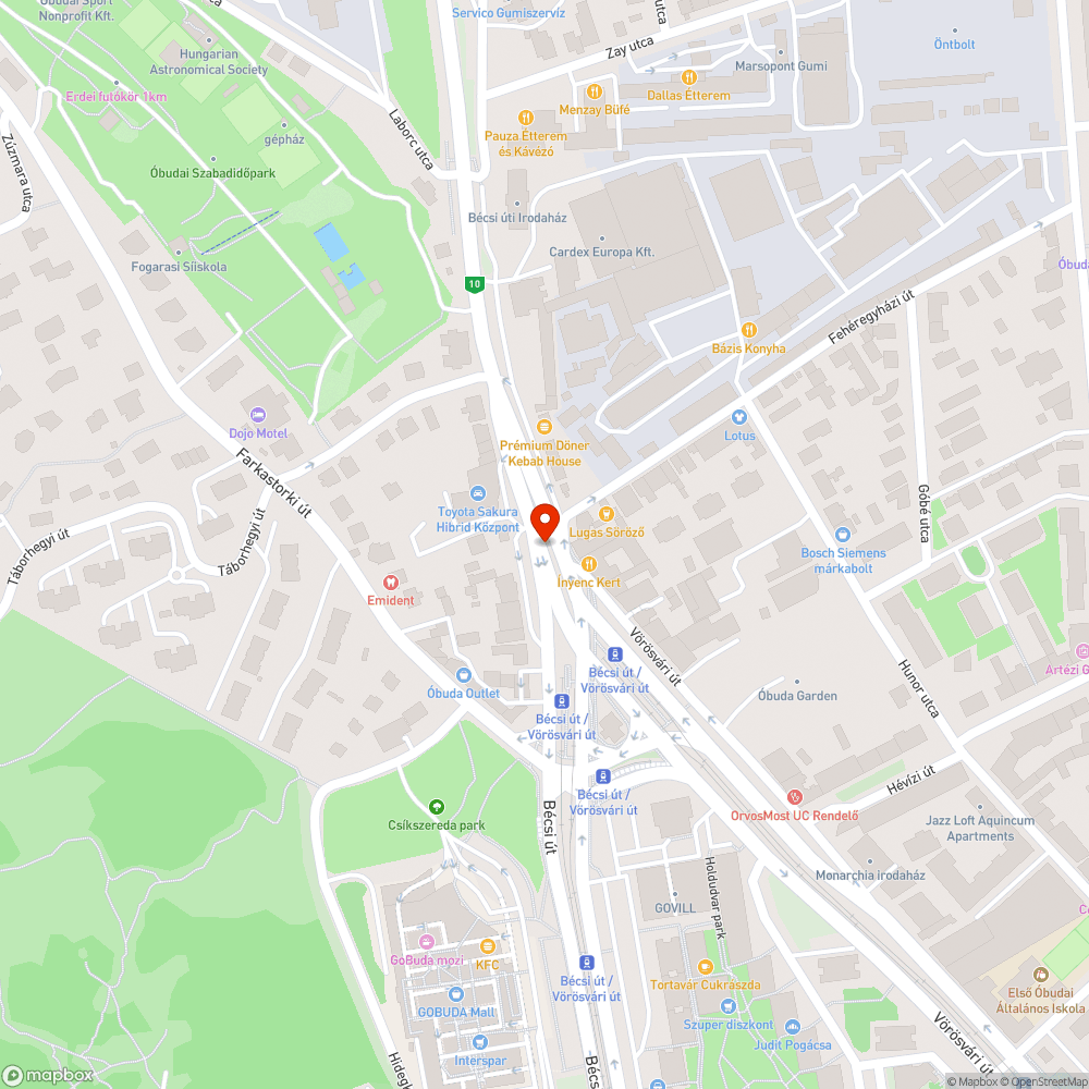 Lekopott útburkolati jelek bejelentés helye