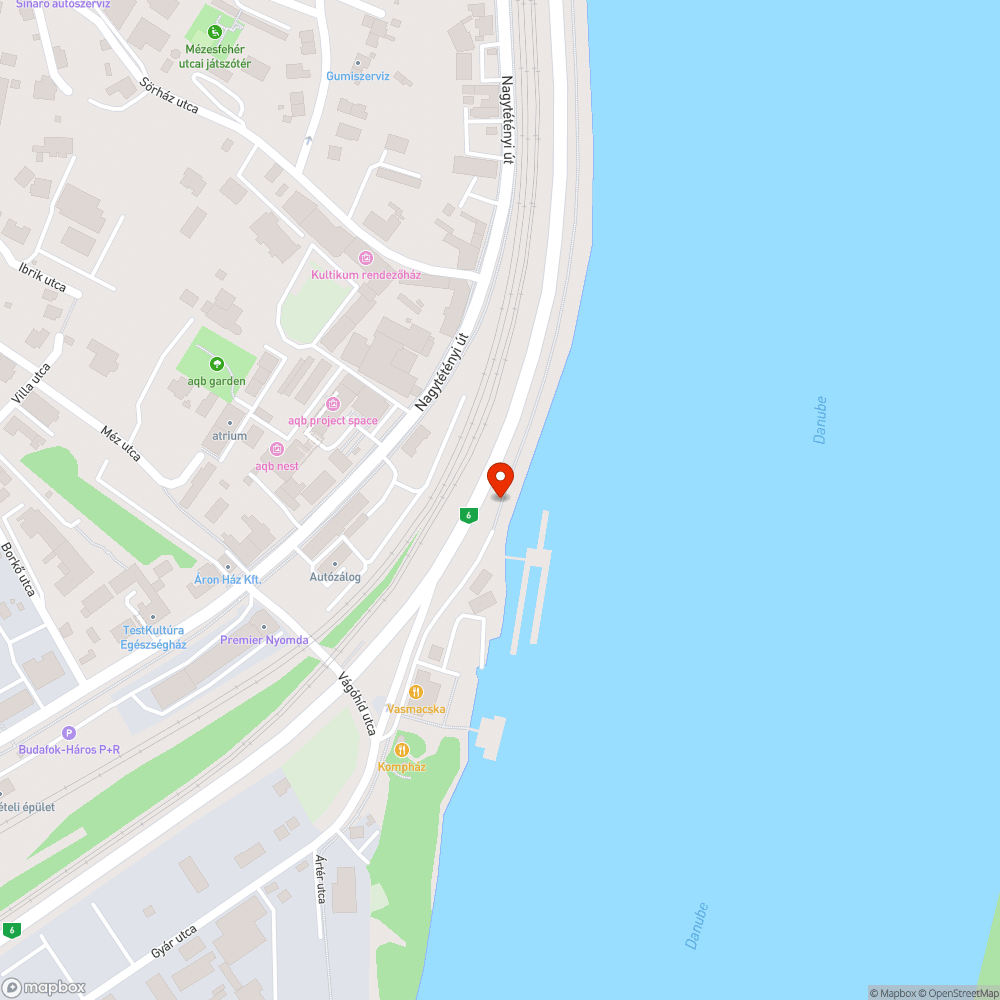 Földkupac a kerékpárúton bejelentés helye