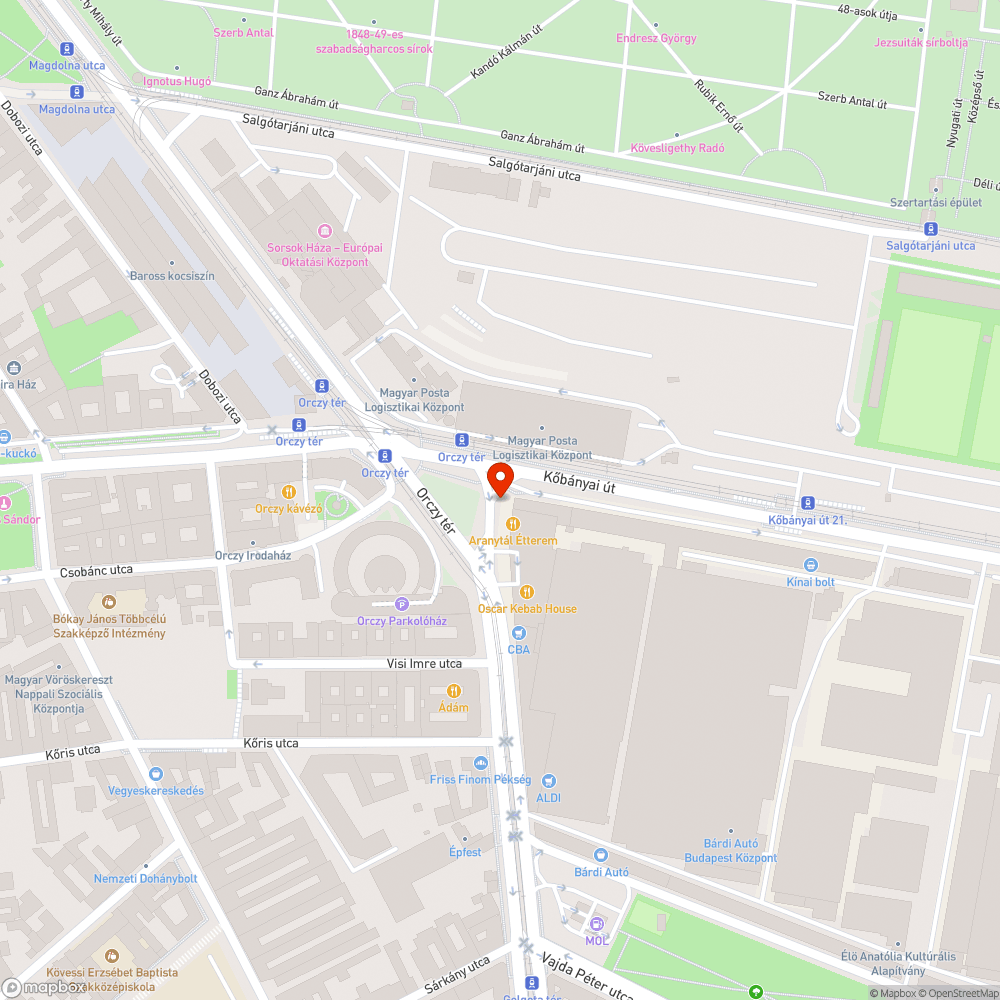 Szemét a közterületen és a parkolóban bejelentés helye