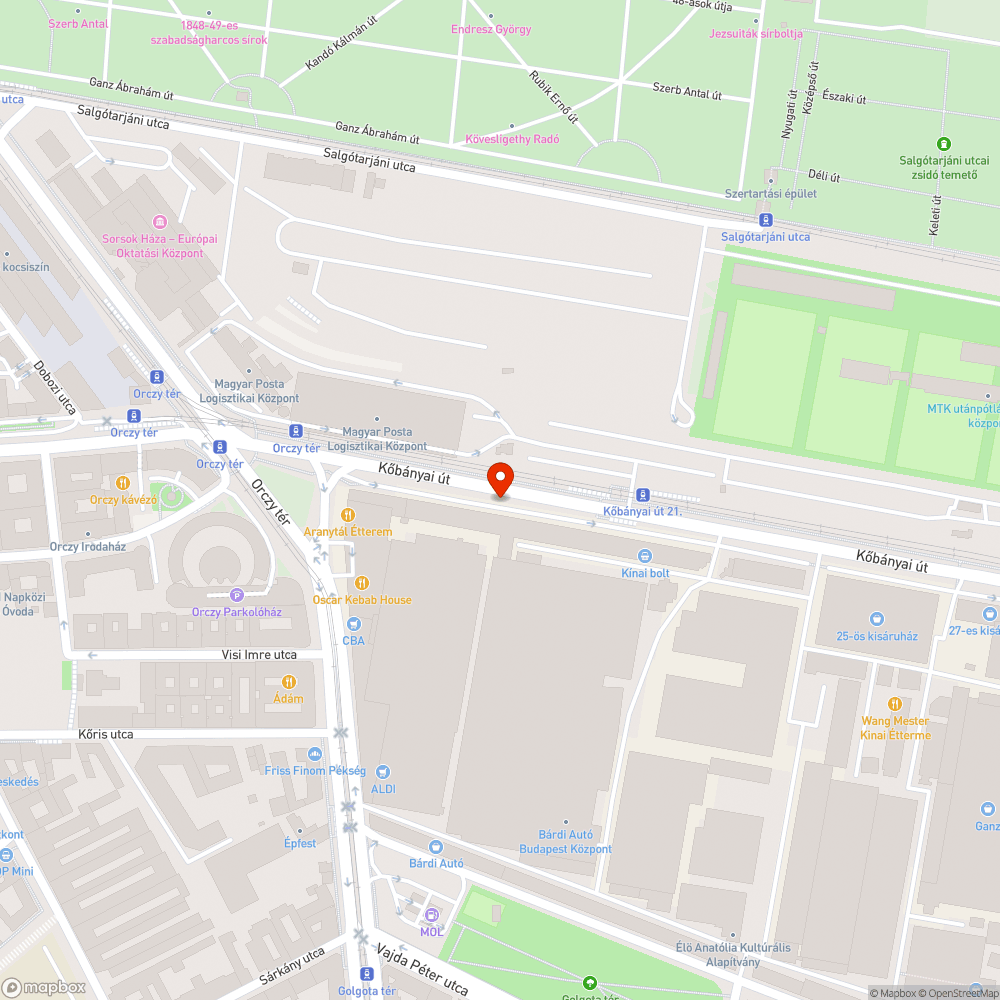 Szemetes járda bejelentés helye