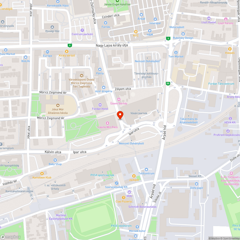 Az útburkolat nincs helyrehozva bejelentés helye