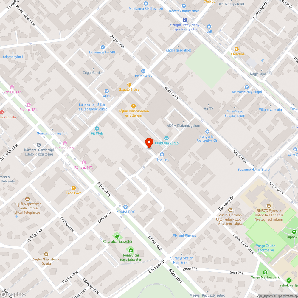 Elhagyott autó bejelentés helye