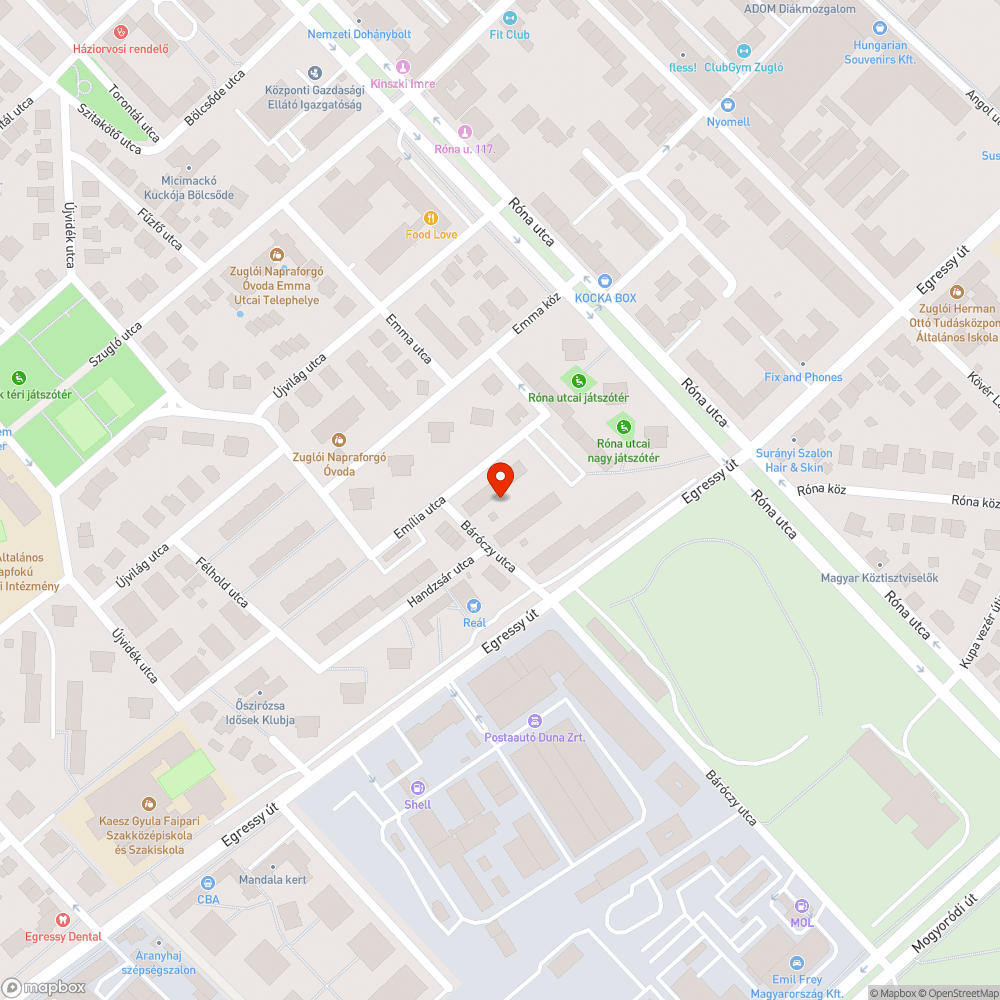 Száraz fa bejelentés helye