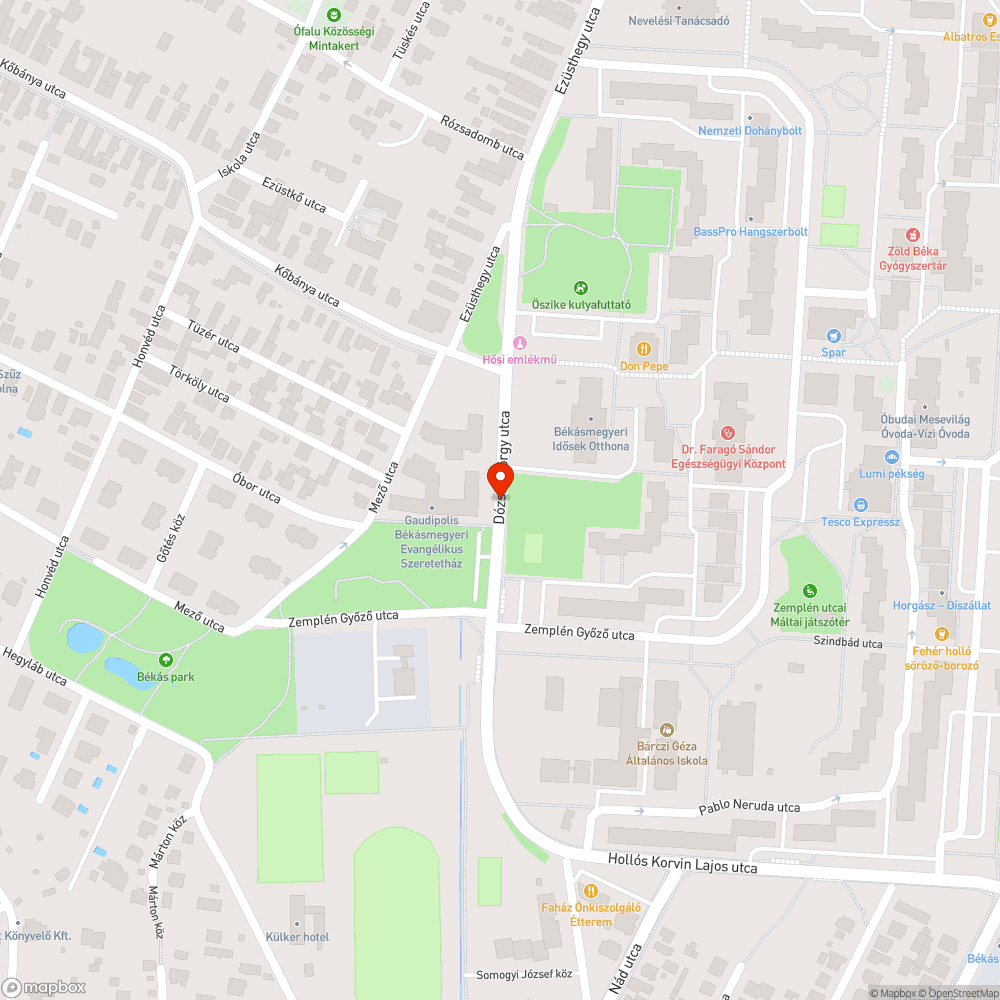 Víznyelő kitisztítása bejelentés helye