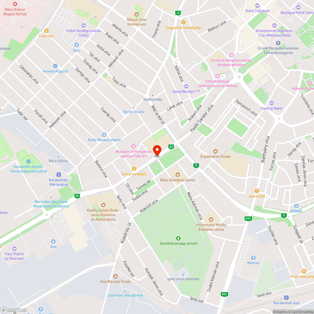 Kátyú a Garam utcán bejelentés helye