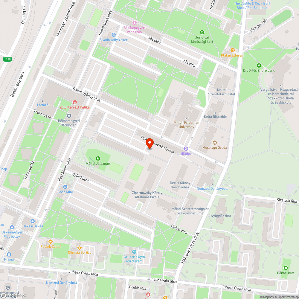 Gyökérzet felnyomta bejelentés helye