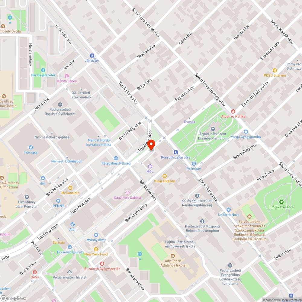 Kiszáradt bokrok bejelentés helye