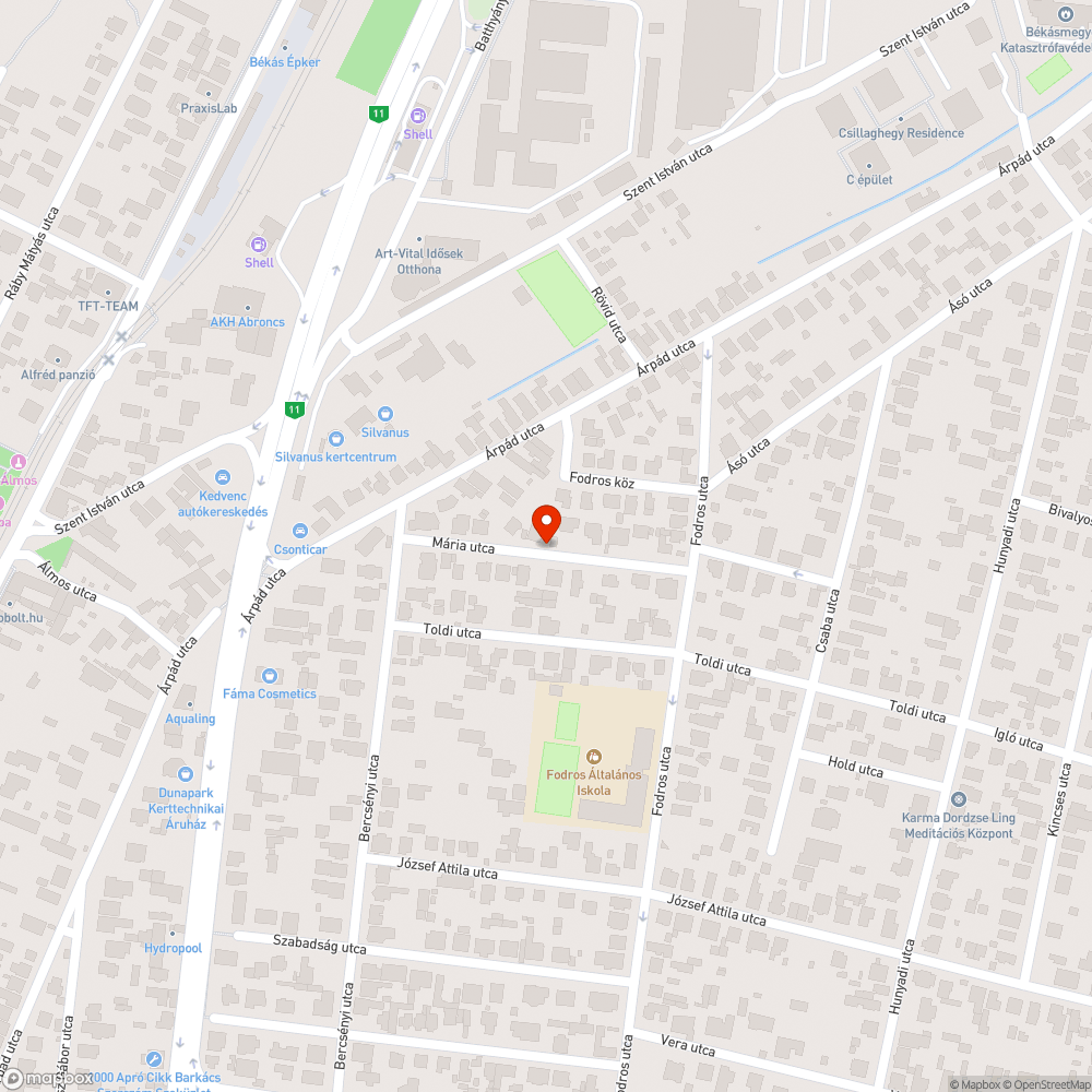 A kátyúzás művészete bejelentés helye