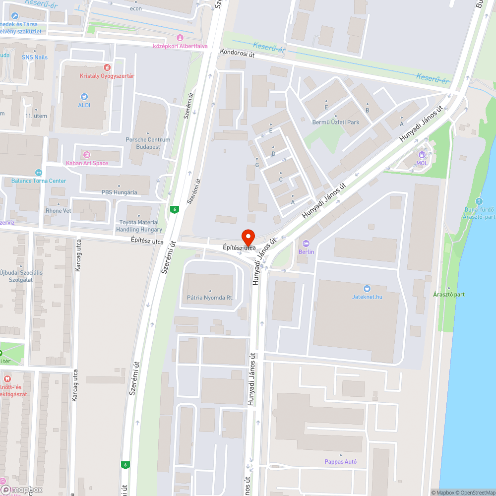 Elhanyagolt zöldterület bejelentés helye