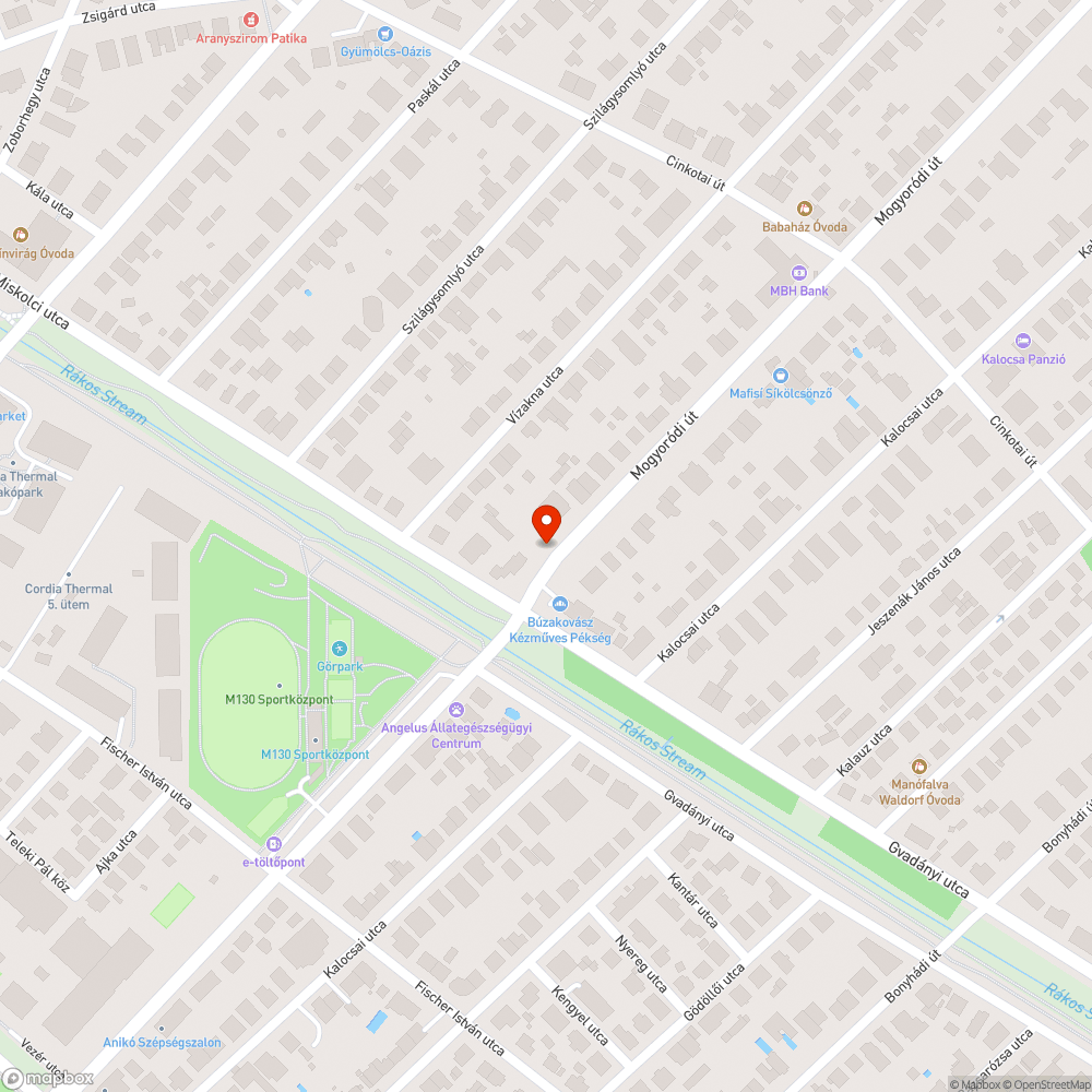 Gaztenger bejelentés helye