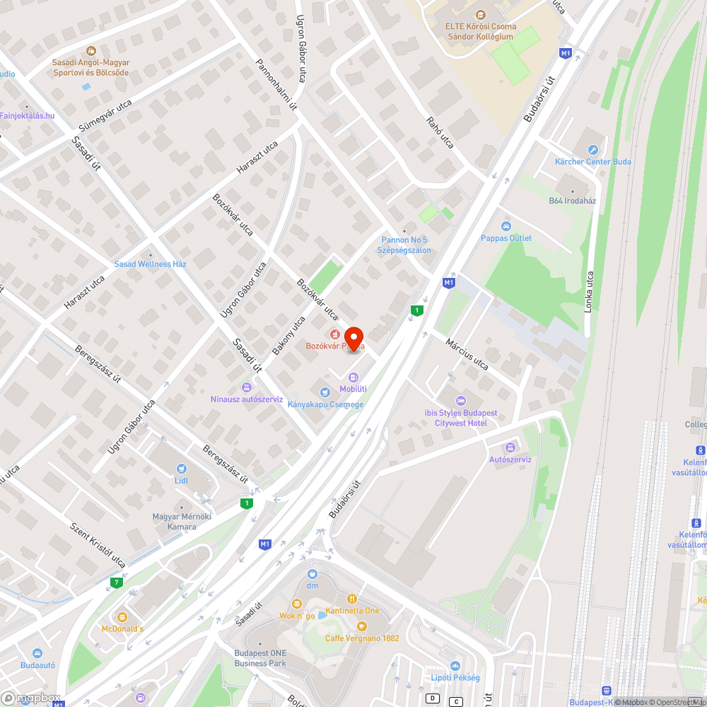 Túl sok zöldhulladék Budaörsi - Bozókvár bejelentés helye