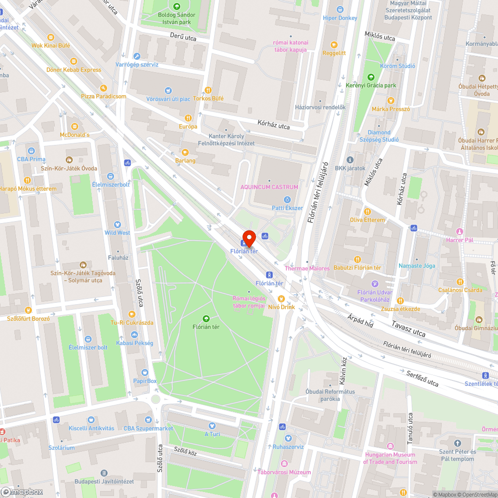 Ázik a villamosmegálló bejelentés helye