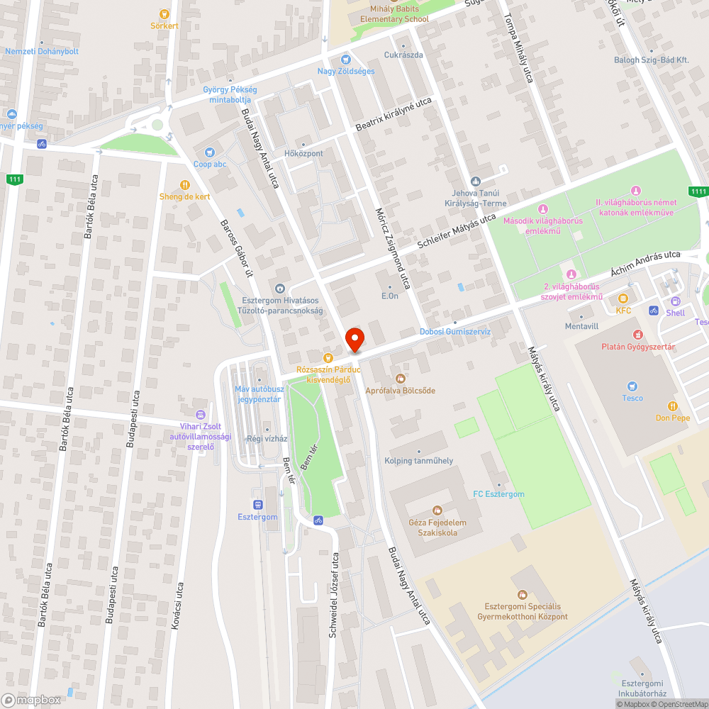 Tiszafa bejelentés helye