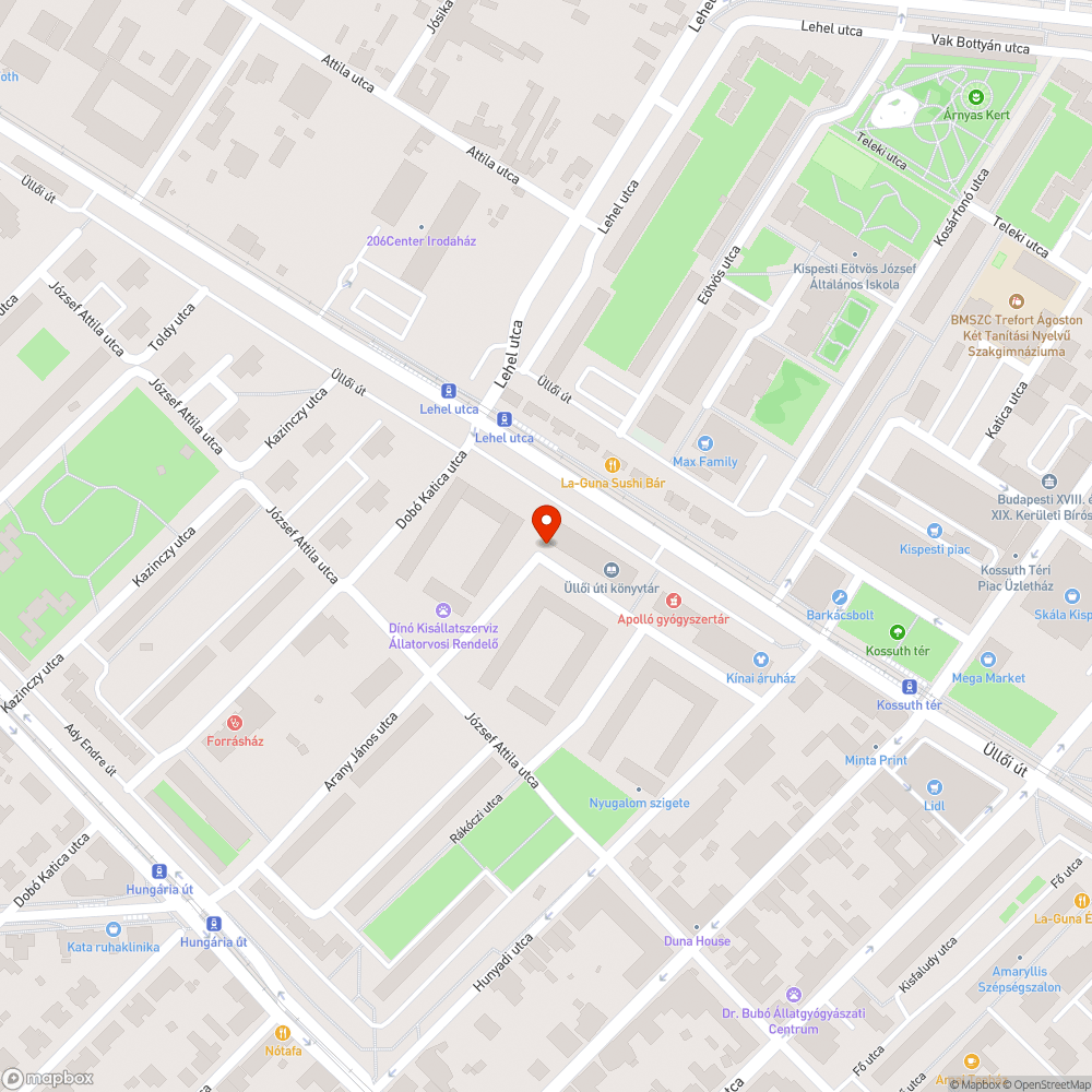 Kidobott fenyők bejelentés helye