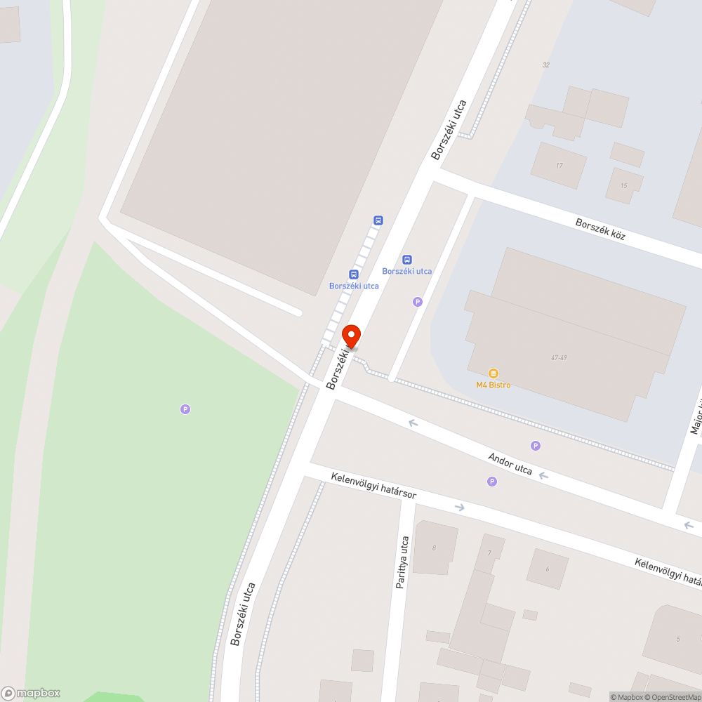 Zebra felfestés bejelentés helye