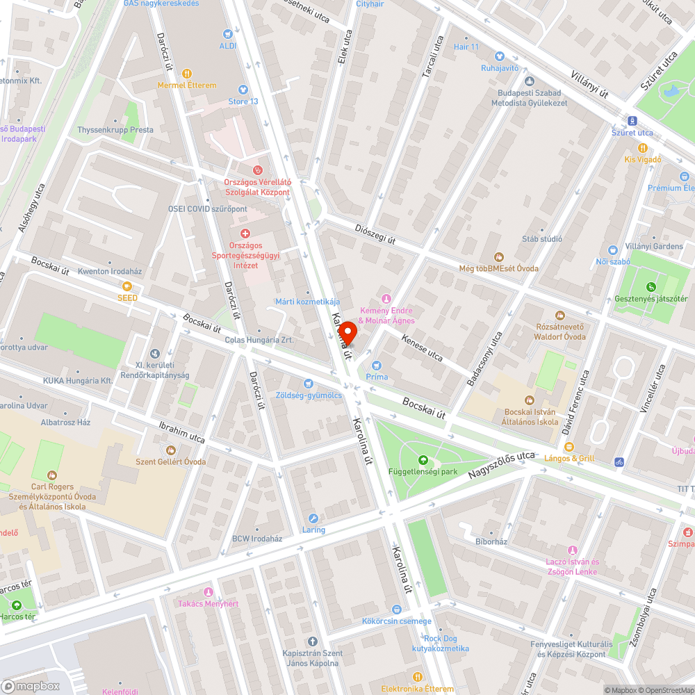 Füstülő 212-es buszok bejelentés helye