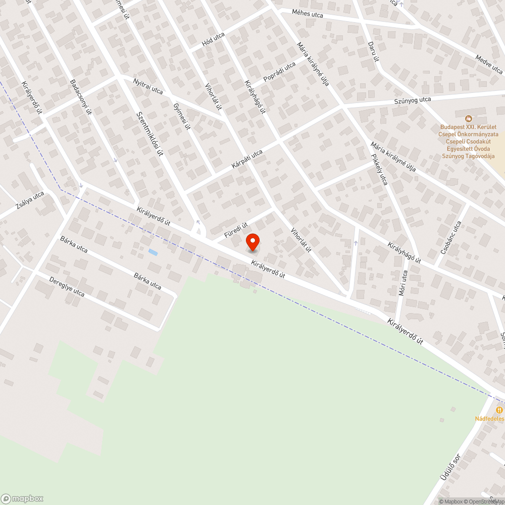 Csattogó csatornafedél bejelentés helye