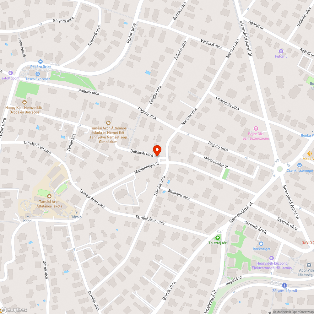 Elhagyott jármű bejelentés helye