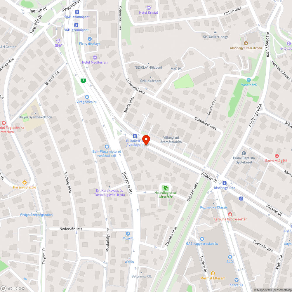 kerékpársávba újra belelógó növény bejelentés helye