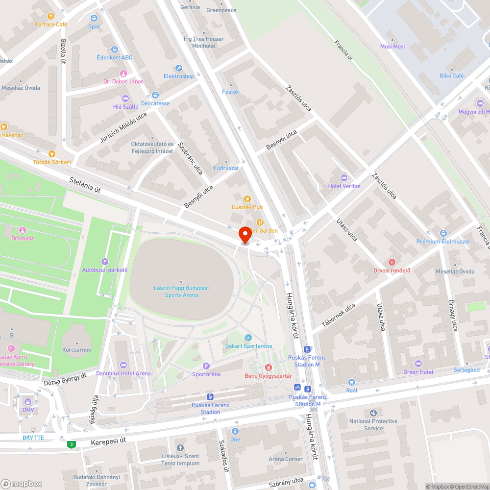 Nagy kátyúk a volánbusz kihajtónál bejelentés helye