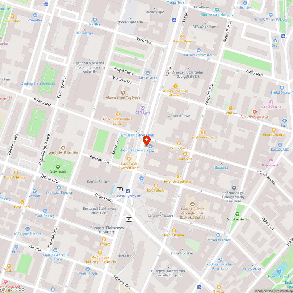 Választási plakát Váci út - Csángó utca bejelentés helye