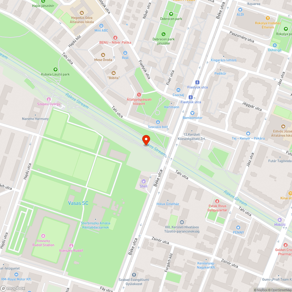 Ismét kiszáradt fasor bejelentés helye