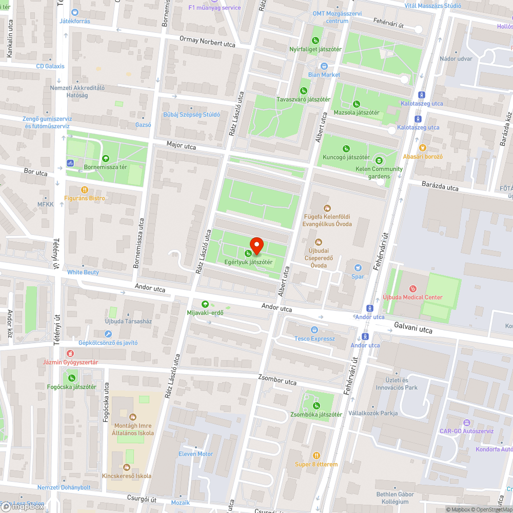 Kapu bejelentés helye