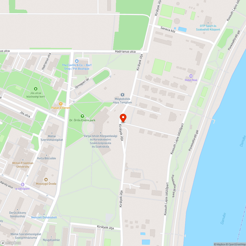 Egy két kátyú bejelentés helye