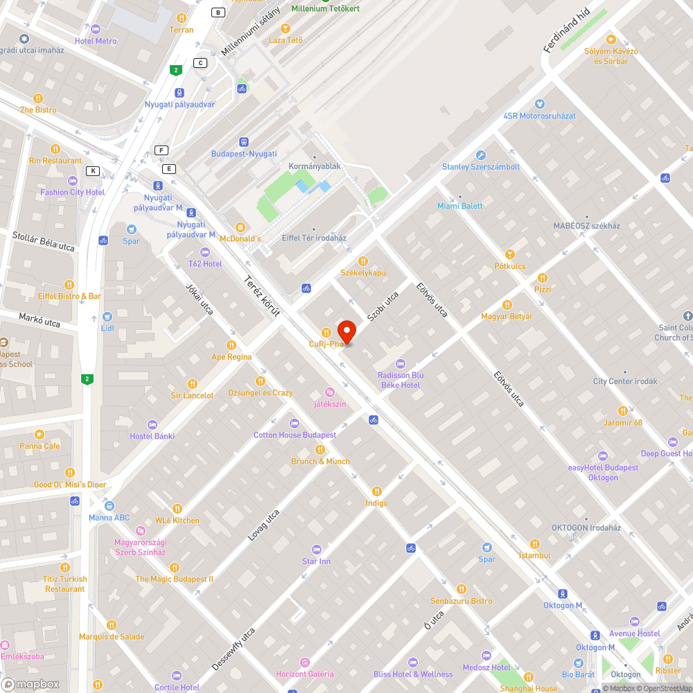 Vasrúd bejelentés helye