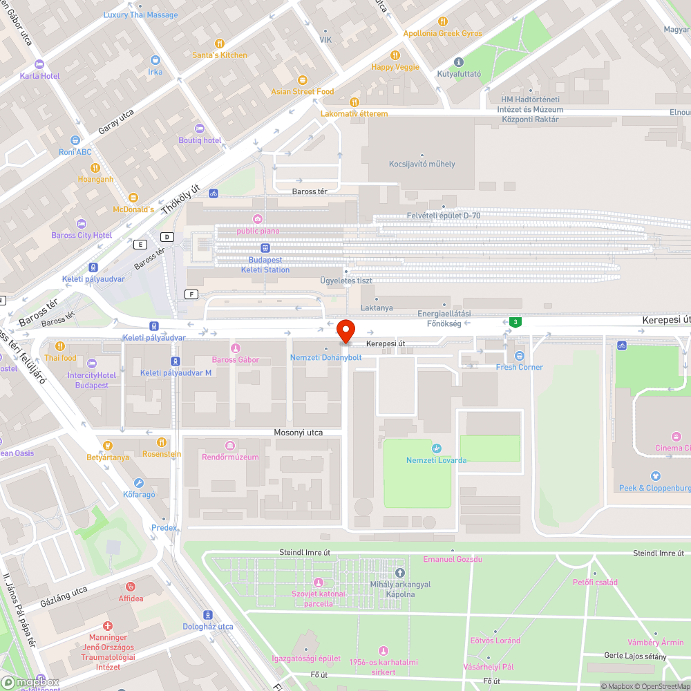 Lekopott zebra bejelentés helye