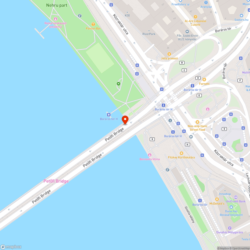 Graffiti bejelentés helye